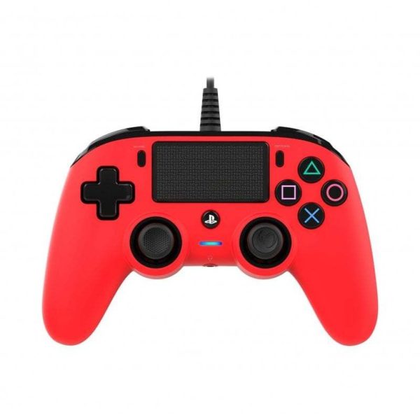 Manette filaire Nacon Rouge pour PS4