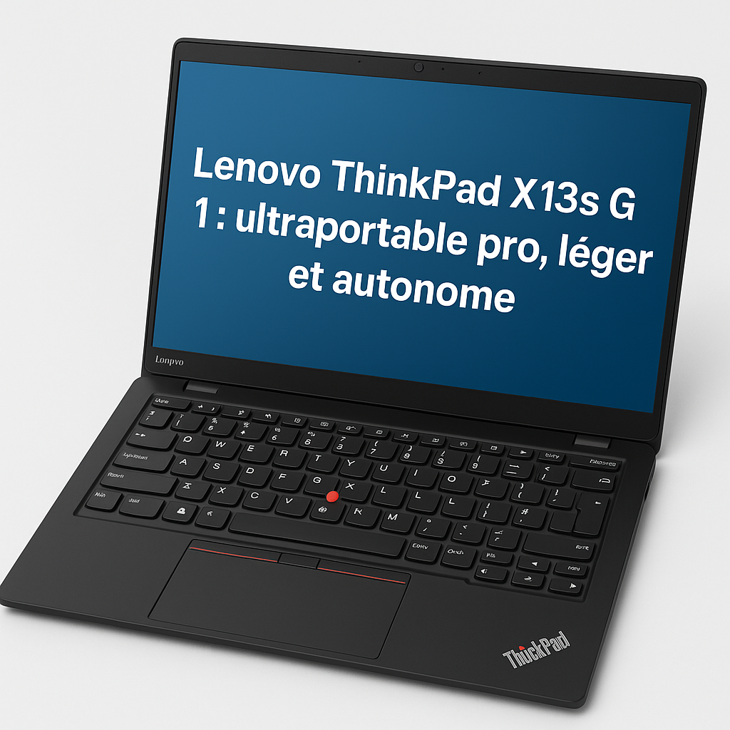 Lenovo ThinkPad X13s Gen 1 : ultraportable pro, léger et autonome