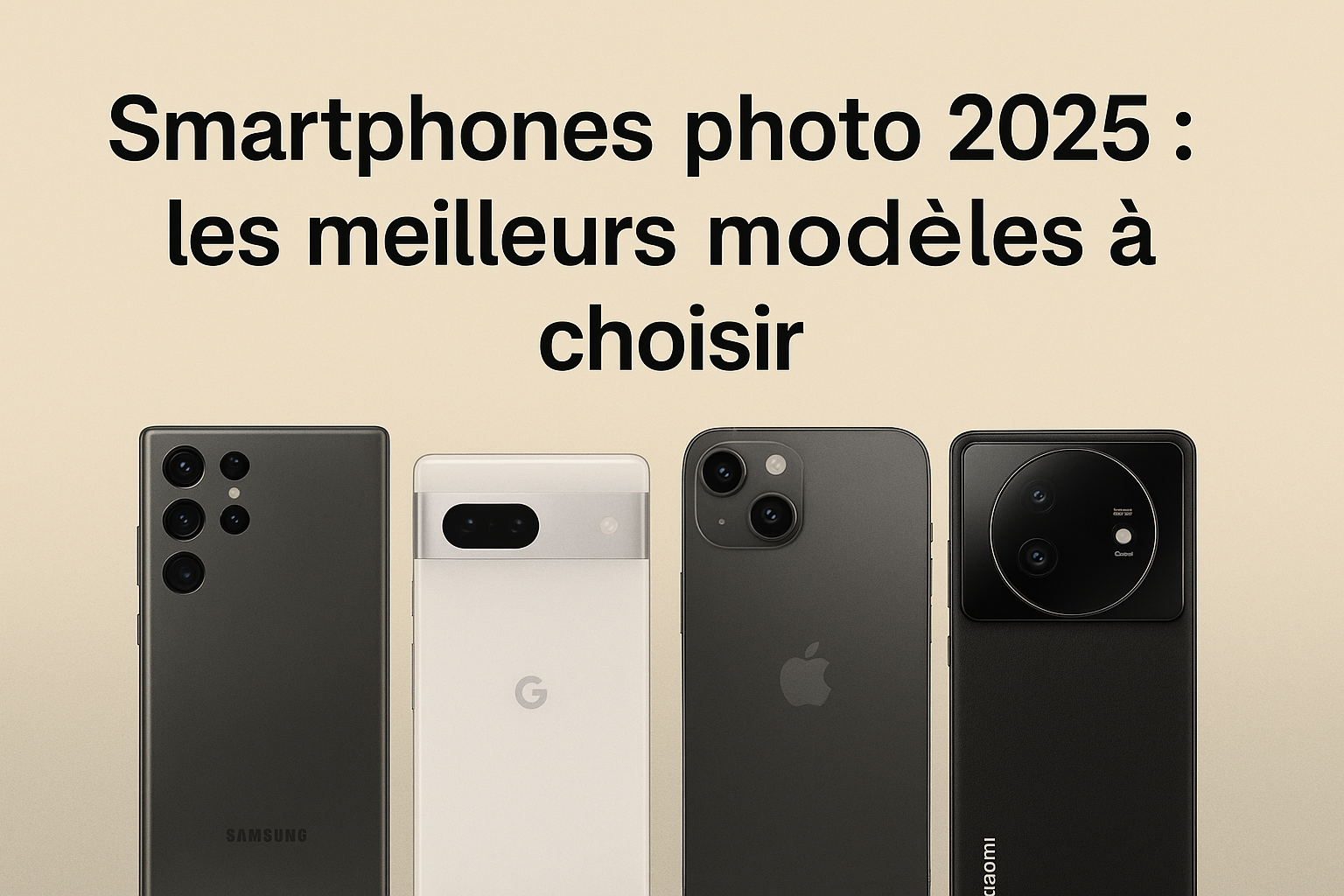 Smartphones photo 2025 les meilleurs modèles à choisir