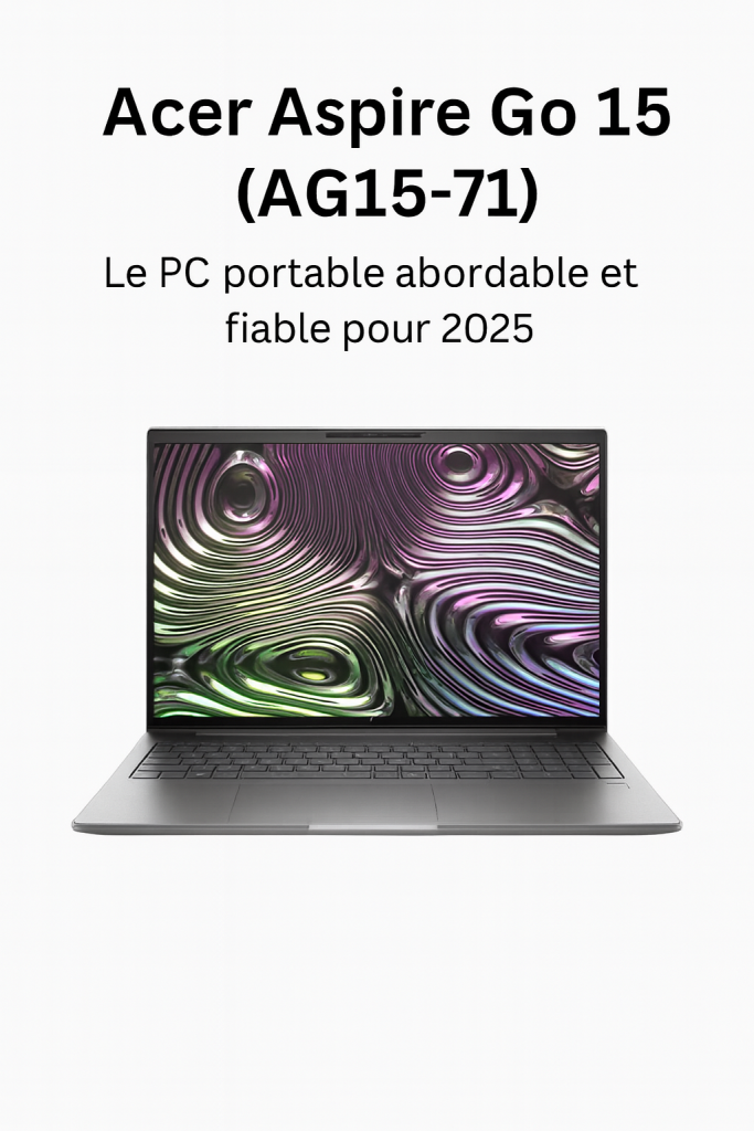 Acer Aspire Go 15 (AG15-71) : le PC portable abordable
