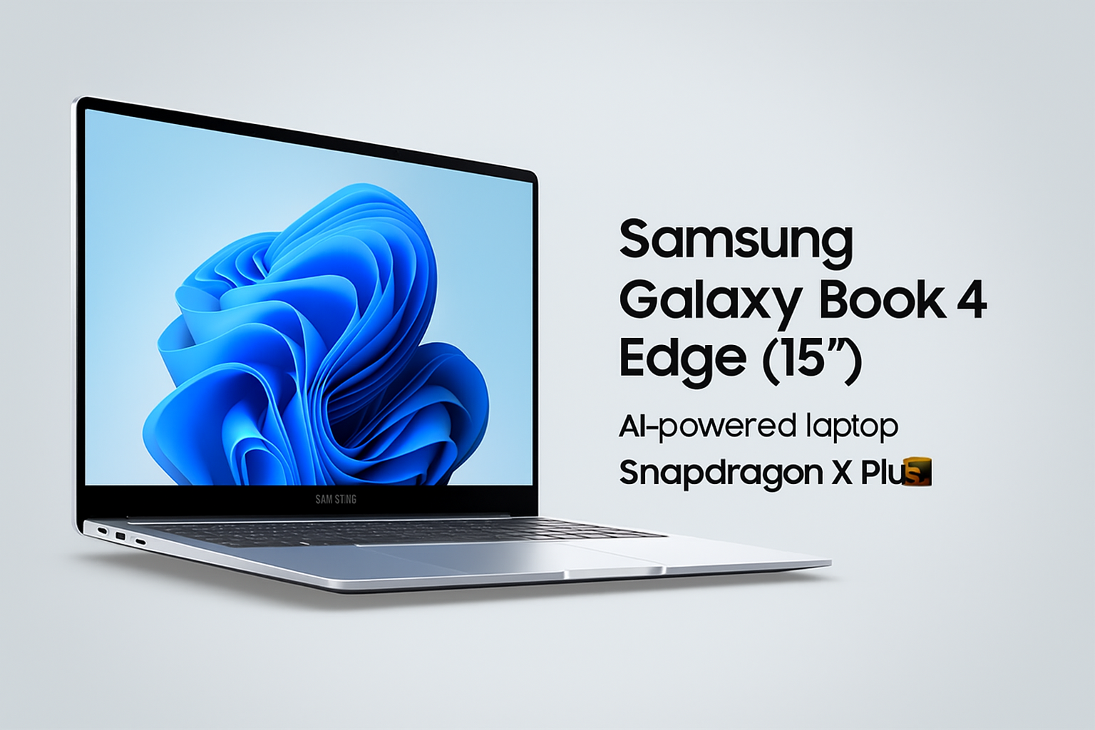 Samsung Galaxy Book 4 Edge 15 pouces, PC portable AI Windows