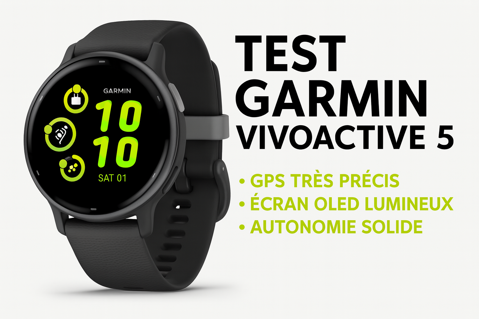 Test complet Garmin Vivoactive 5 : avis, sport, GPS, santé