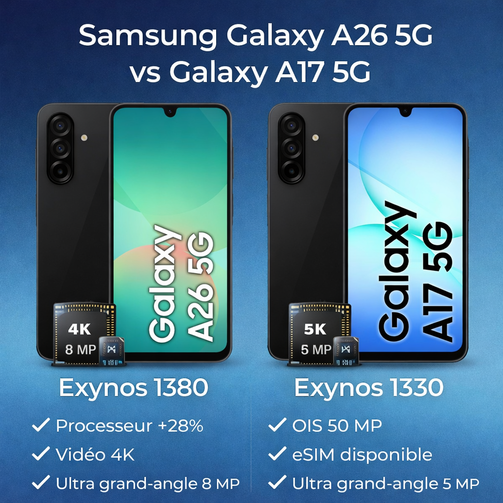 Galaxy A26 5G vs A17 5G