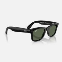 Ray-Ban Meta Wayfarer Gen 2 Shiny Black G15 Green Maroc | Technoinfo