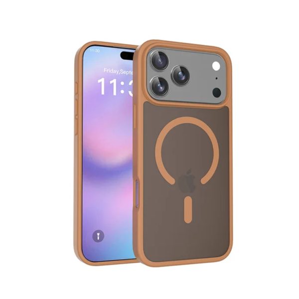 coque-magsafe-iphone-17-pro-max-tpu-hybrid-matte-frosted-orange
