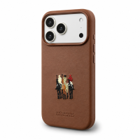 Coque iPhone 17 Pro Max Santa Barbara Polo Justan Marron Maroc | Technoinfo