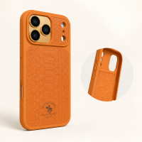 Coque iPhone 17 Pro Max Santa Barbara Polo Knight Orange Maroc | Technoinfo