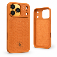 Coque iPhone 17 Pro Max Santa Barbara Polo Knight Orange Maroc | Technoinfo