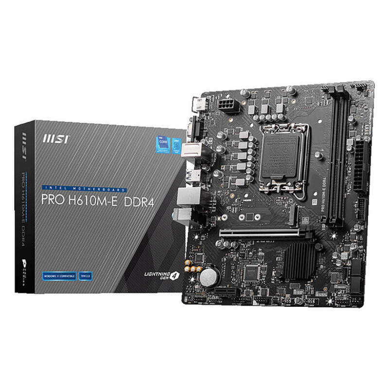 carte-mere-msi-pro-h610m-e-ddr4-intel-lga1700